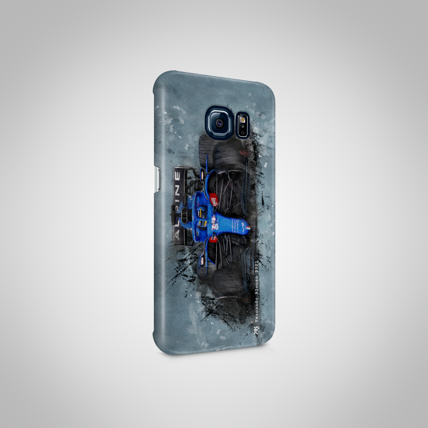 Fernando Alonso Alpine F1 Car Phone Case