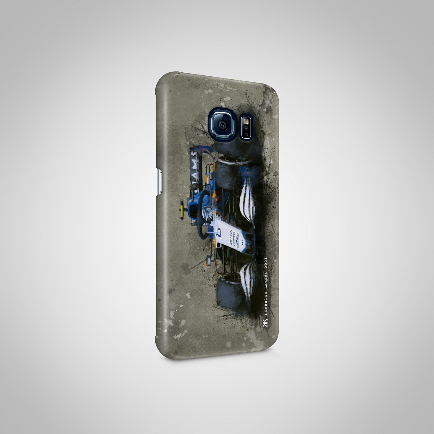 Nicholas Latifi Williams F1 Car Phone Case