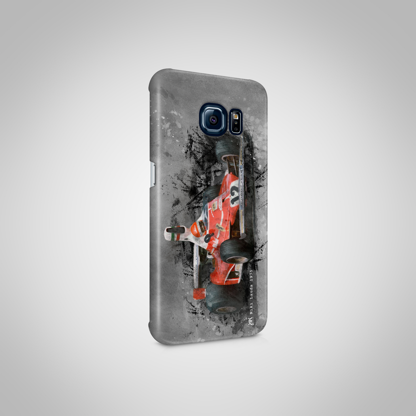 Niki Lauda Ferrari 1975 F1 Car Phone Case