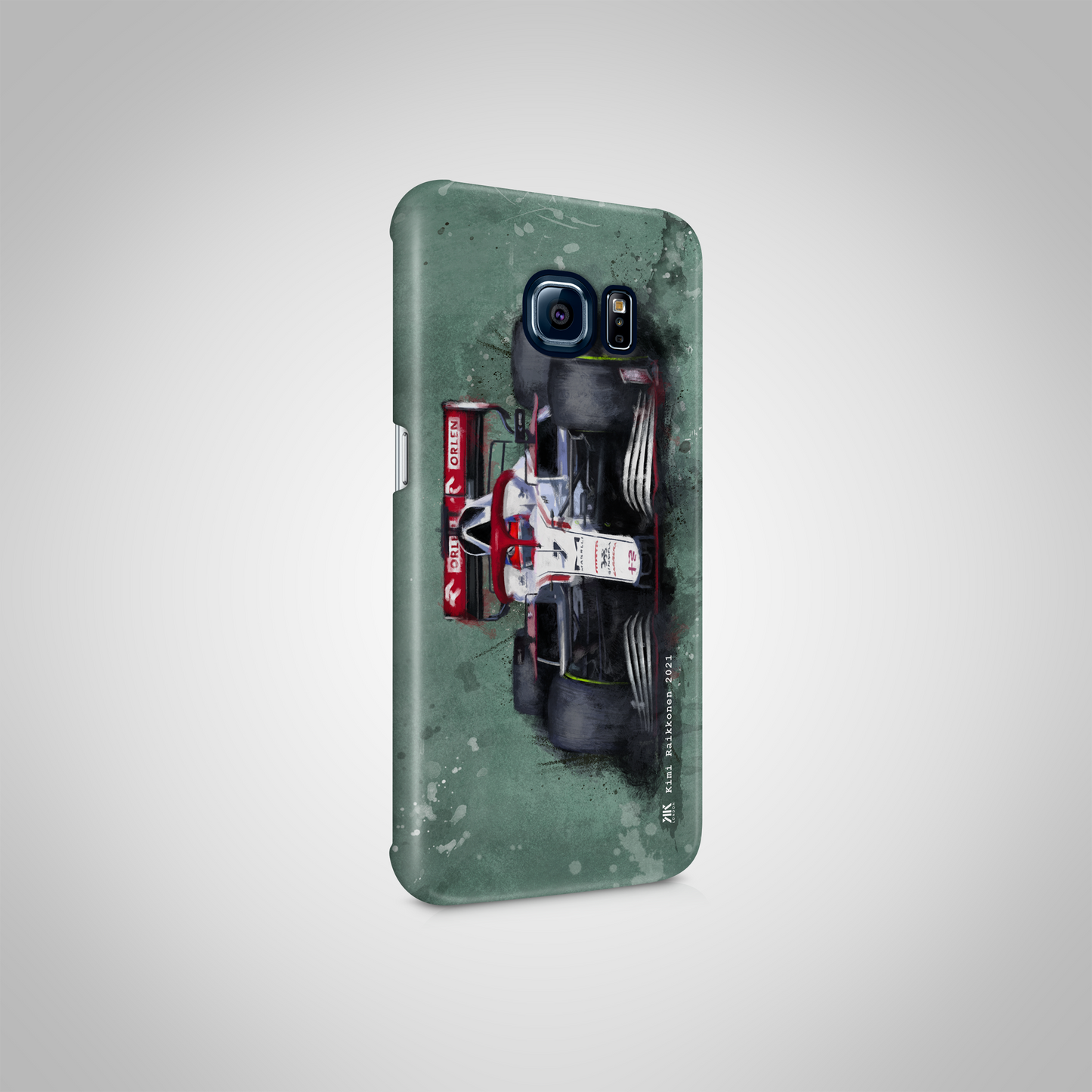 Kimi Raikkonen Alpha Romeo F1 Car Phone Case