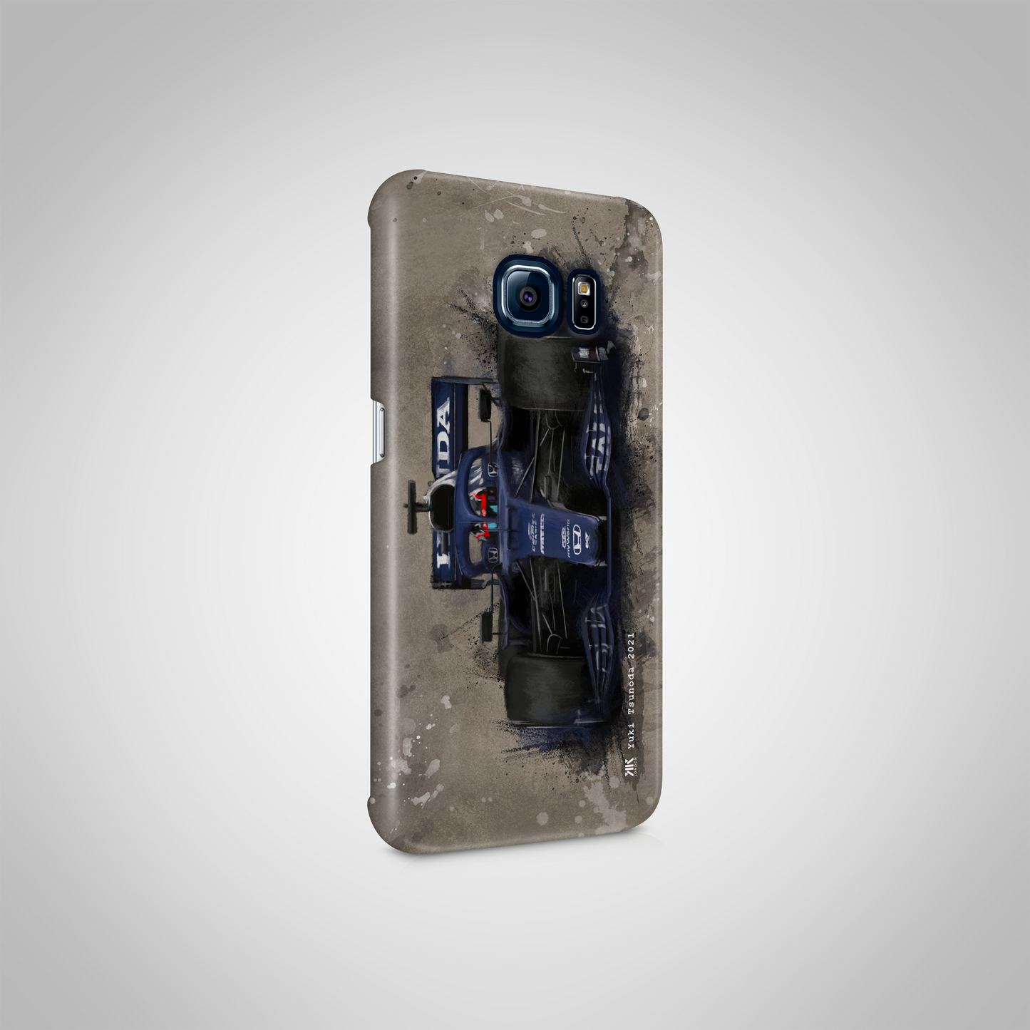 Yuki Tsunoda Alpha Tauri F1 Car Phone Case