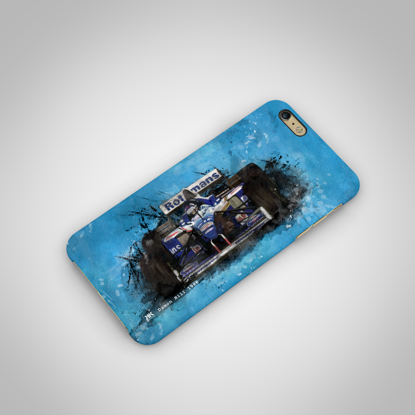 Damon Hill Williams 1996 F1 Car Phone Case