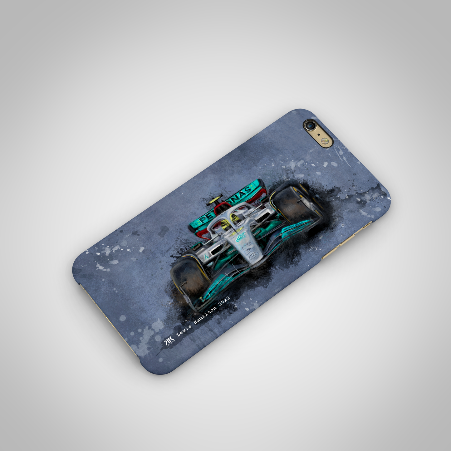 Lewis Hamilton Mercedes F1 Car Phone Case