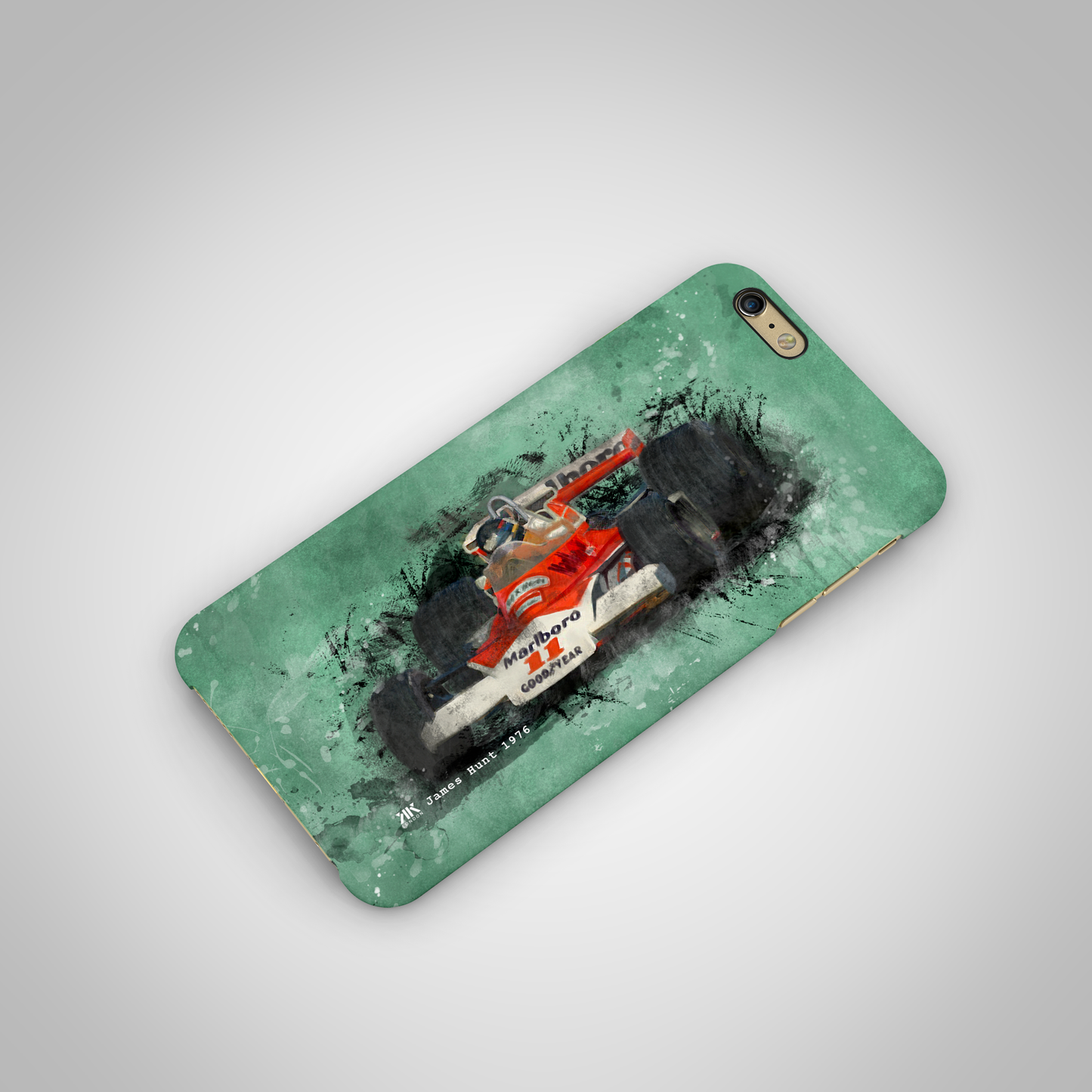James Hunt McLaren 1976 F1 Car Phone Case