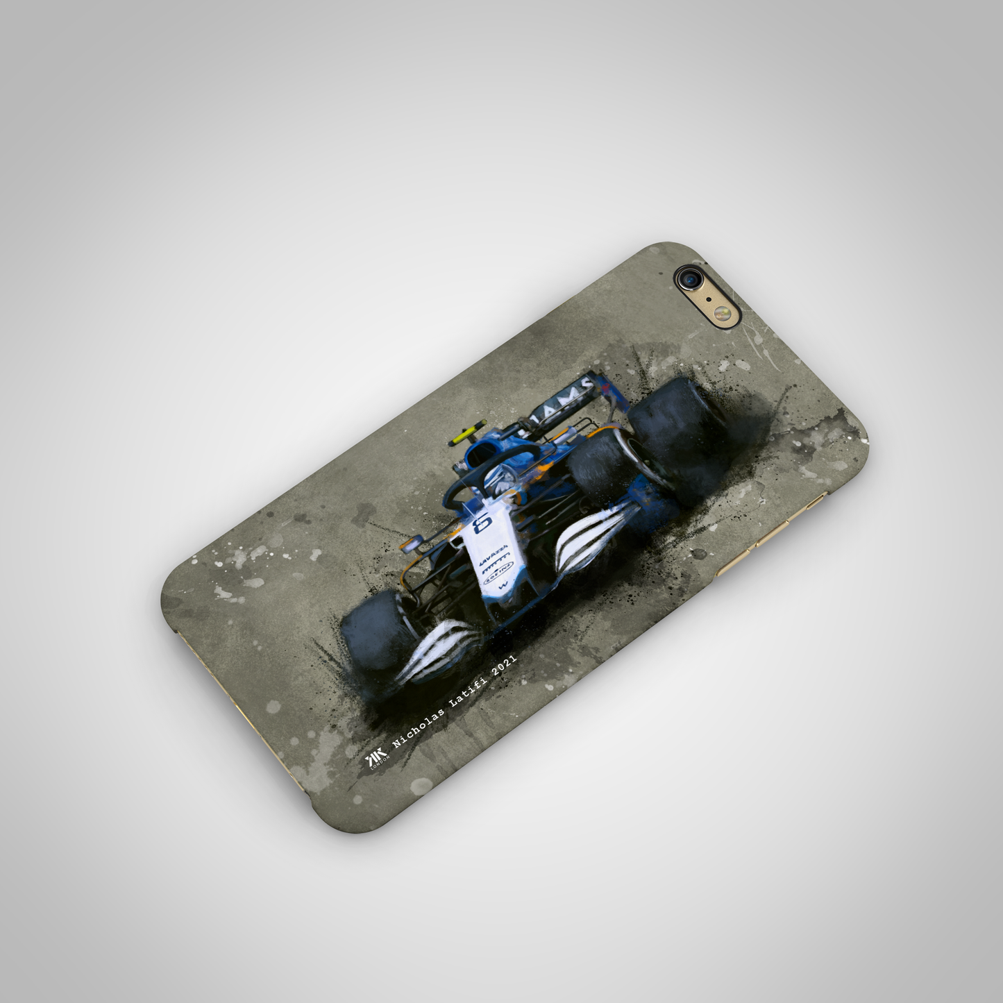 Nicholas Latifi Williams F1 Car Phone Case