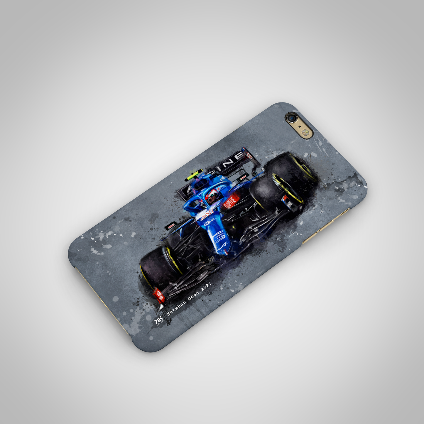 Esteban Ocon Alpine F1 Car Phone Case
