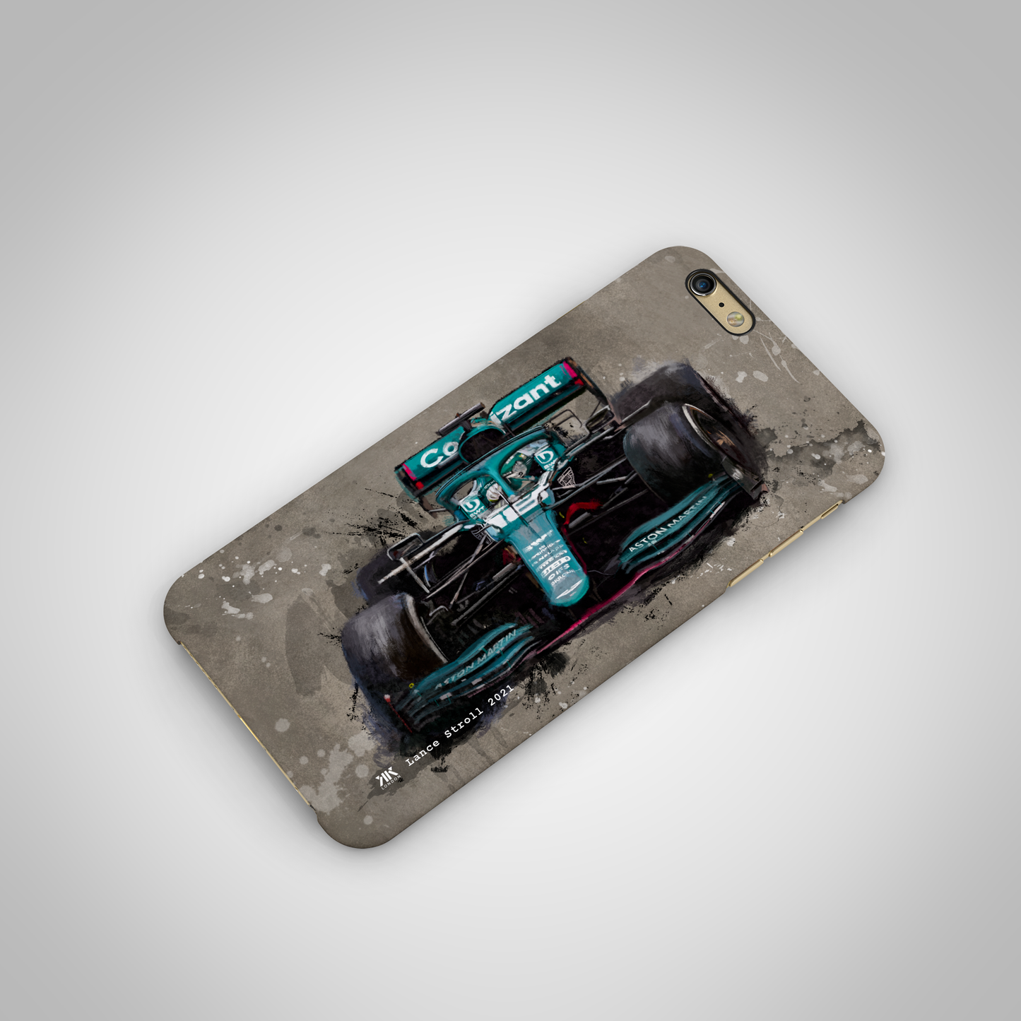 Lance Stroll Aston Martin F1 Car Phone Case