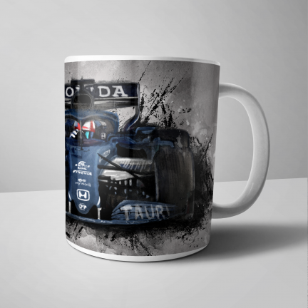 Pierre Gasly AlphaTauri F1 Car Mug