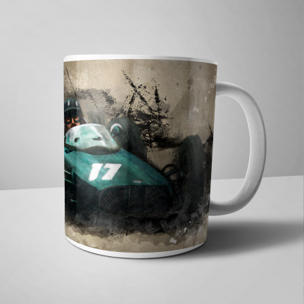 Graham Hill 1962 Classic F1 Car Mug