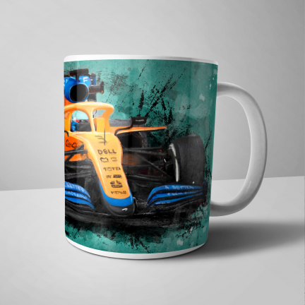 Daniel Ricciardo Renault F1 Car Mug