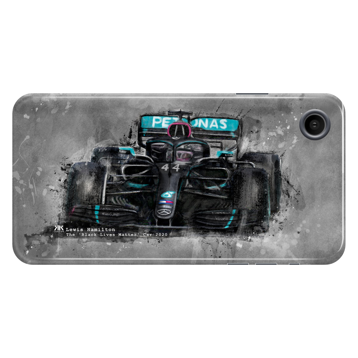 Hamilton Mercedes Black Lives Matter 2020 F1 Car Phone Case - Tough Case - iphone-xr