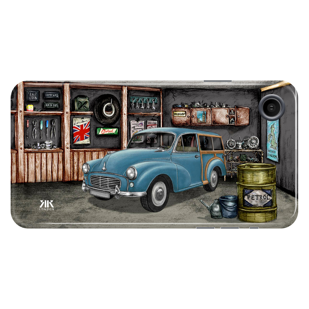 Morris Minor 1000 Traveller 1962 Persian Blue - Tough Case - iphone-xr