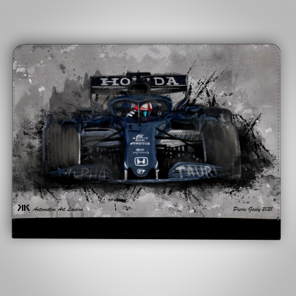 Pierre Gasly AlphaTauri F1 Car iPad Case