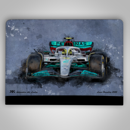 Lewis Hamilton Mercedes F1 Car iPad Case