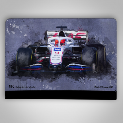 Nikita Mazepin Haas F1 Car iPad Case