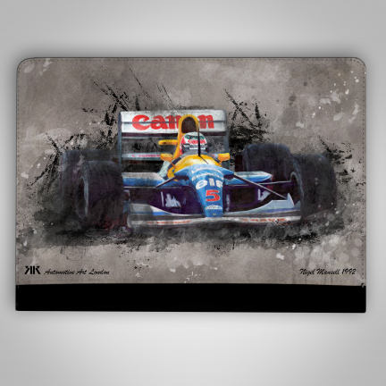 Nigel Mansell Williams Renault 1992 F1 Car iPad Case