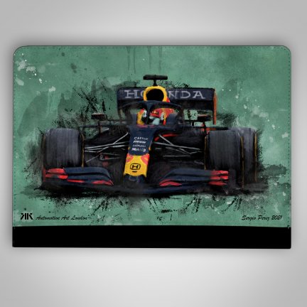 Sergio Perez Red Bull Racing F1 Car iPad Case