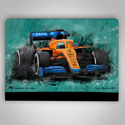 Daniel Ricciardo McLaren F1 Car iPad Case