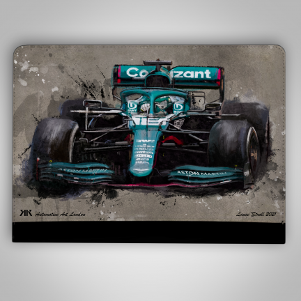 Lance Stroll Aston Martin F1 Car iPad Case