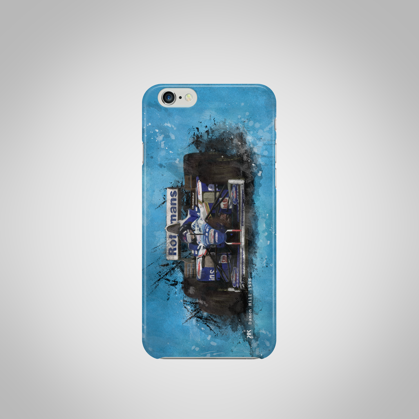 Damon Hill Williams 1996 F1 Car Phone Case