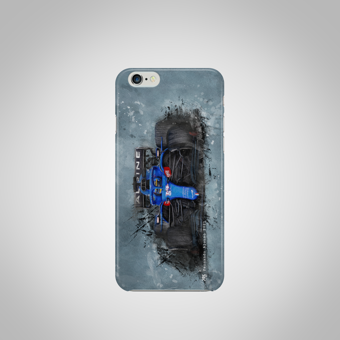 Fernando Alonso Alpine F1 Car Phone Case