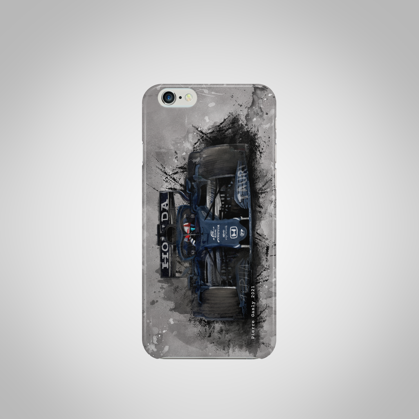 Pierre Gasly Alpha Tauri F1 Car Phone Case