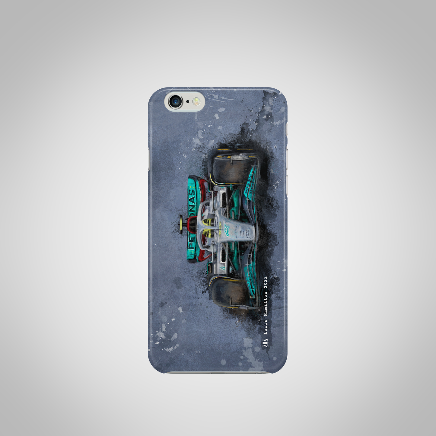 Lewis Hamilton Mercedes F1 Car Phone Case