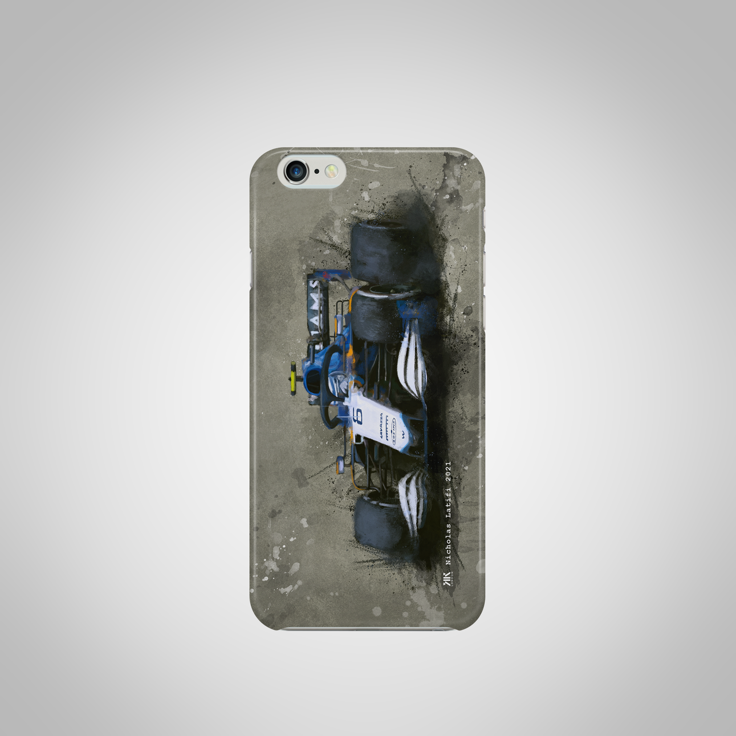 Nicholas Latifi Williams F1 Car Phone Case