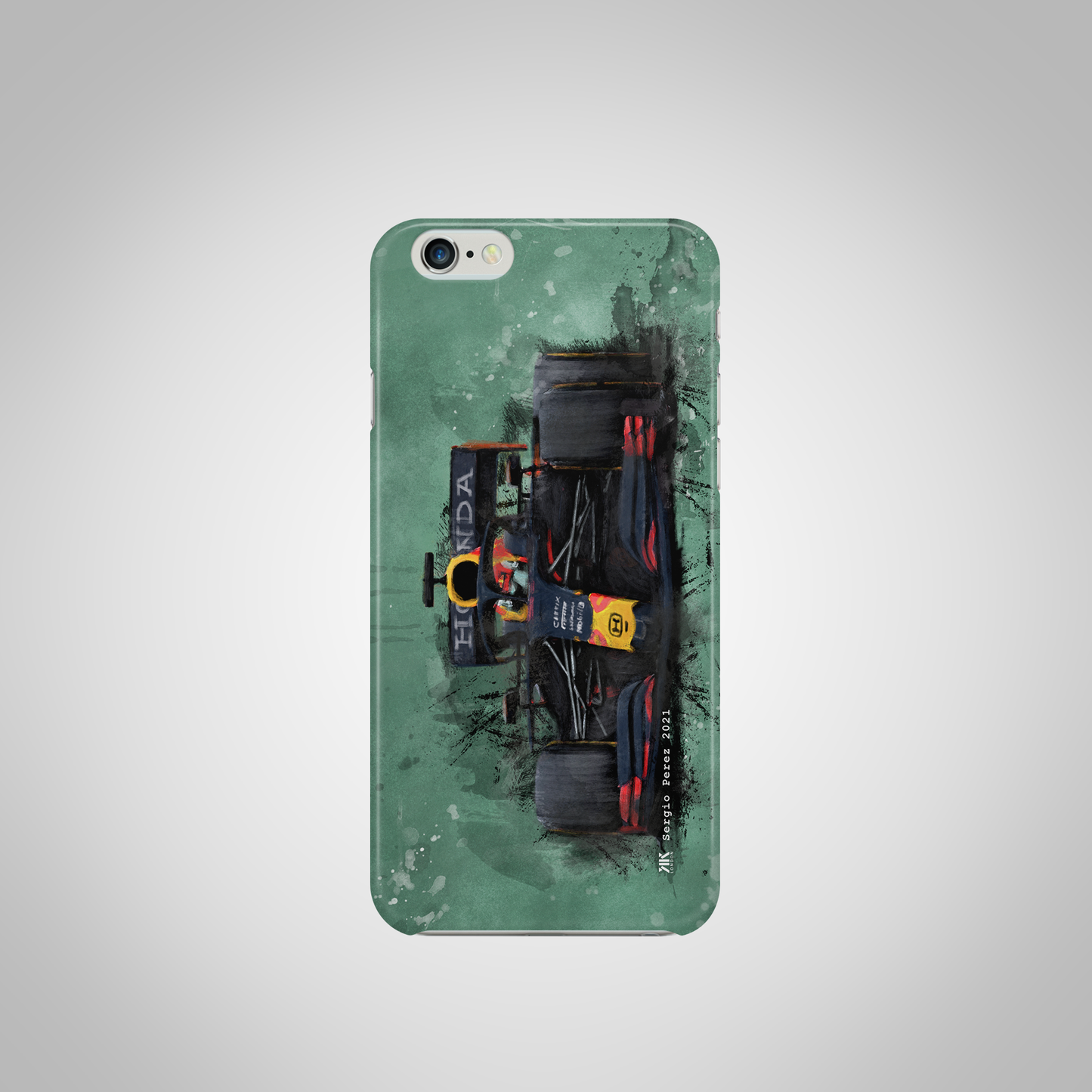 Sergio Perez Red Bull Racing F1 Car Phone Case