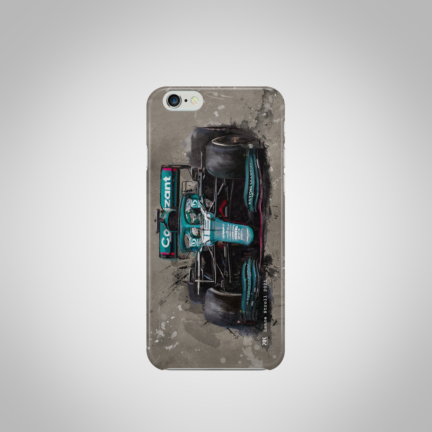 Lance Stroll Aston Martin F1 Car Phone Case
