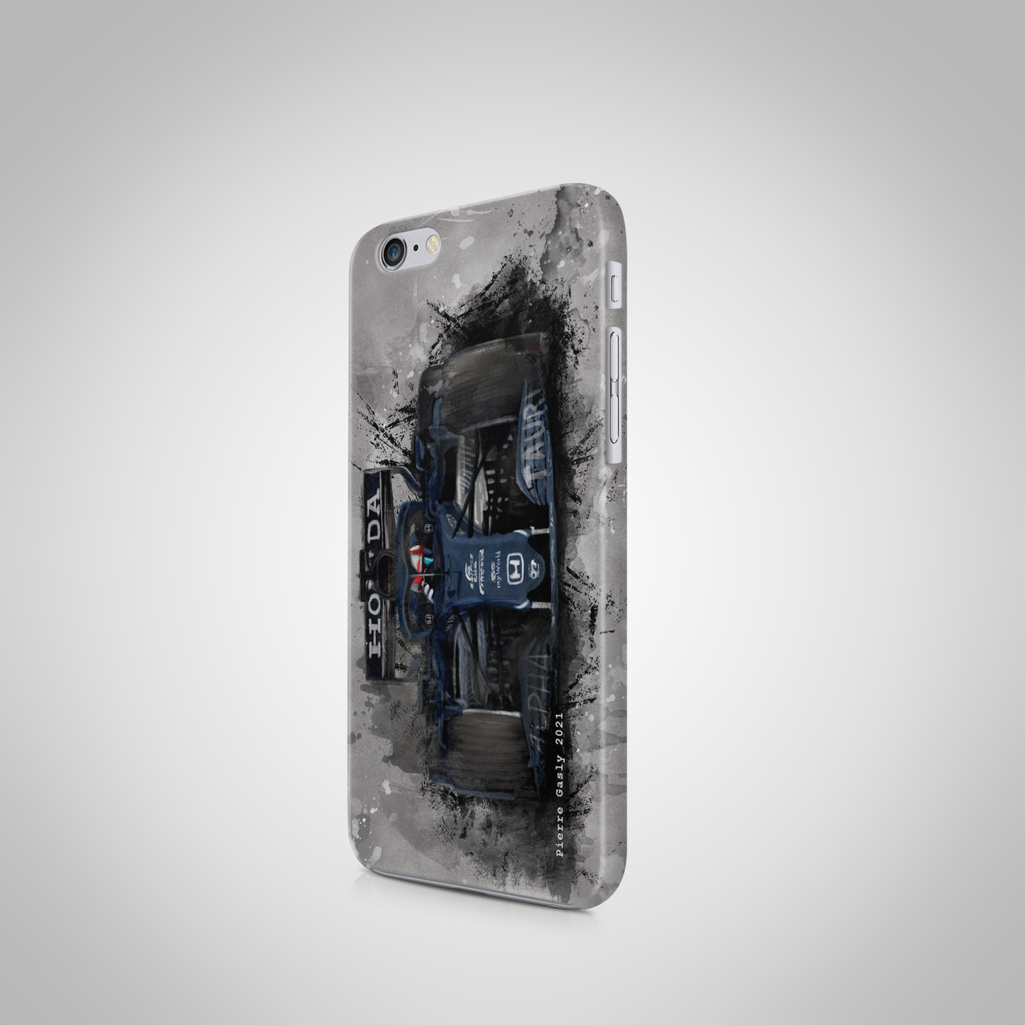 Pierre Gasly Alpha Tauri F1 Car Phone Case