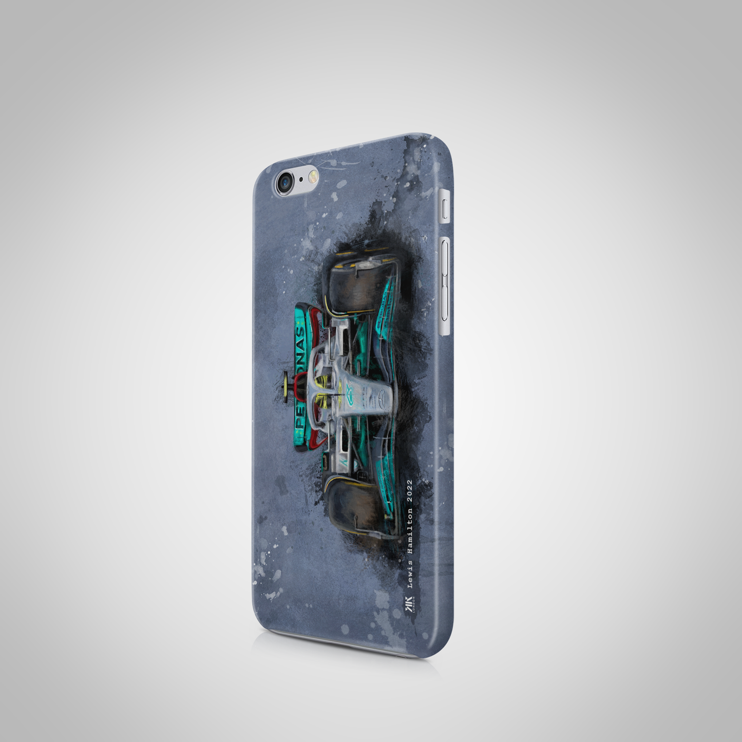 Lewis Hamilton Mercedes F1 Car Phone Case