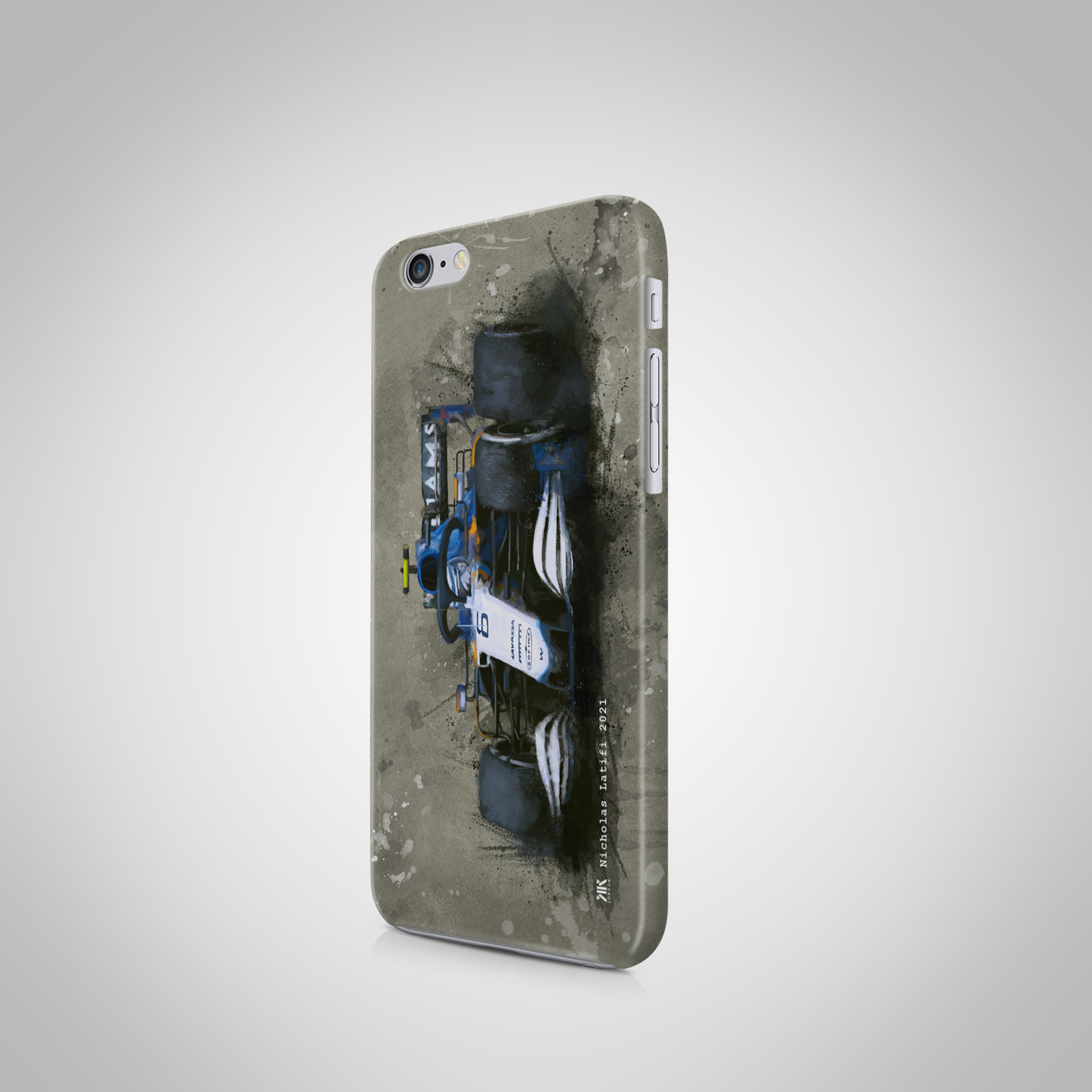 Nicholas Latifi Williams F1 Car Phone Case