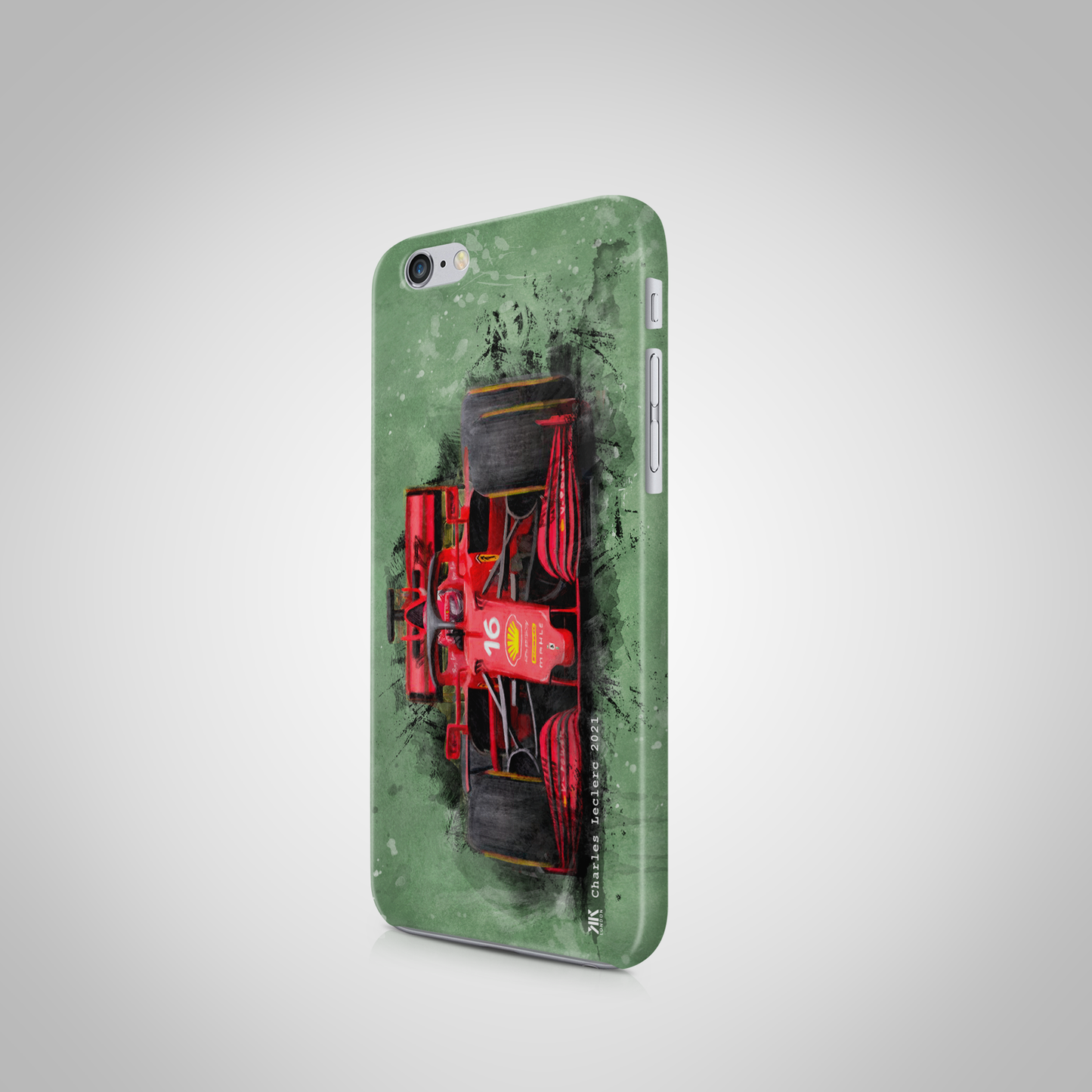 Charles Leclerc Ferrari F1 Car Phone Case