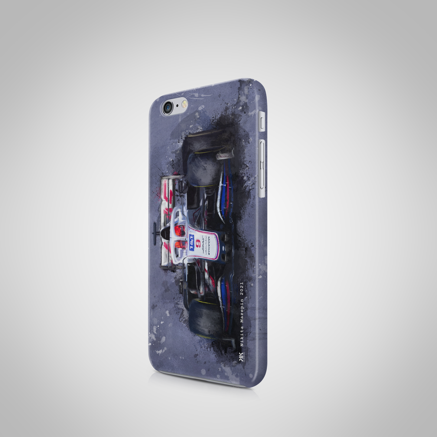 Nikita Mazepin Haas F1 Car Phone Case