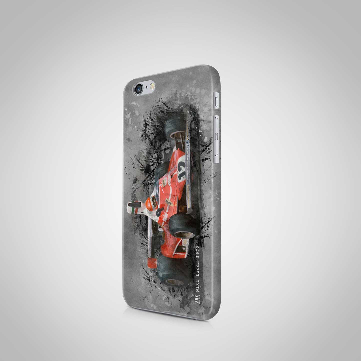 Niki Lauda Ferrari 1975 F1 Car Phone Case