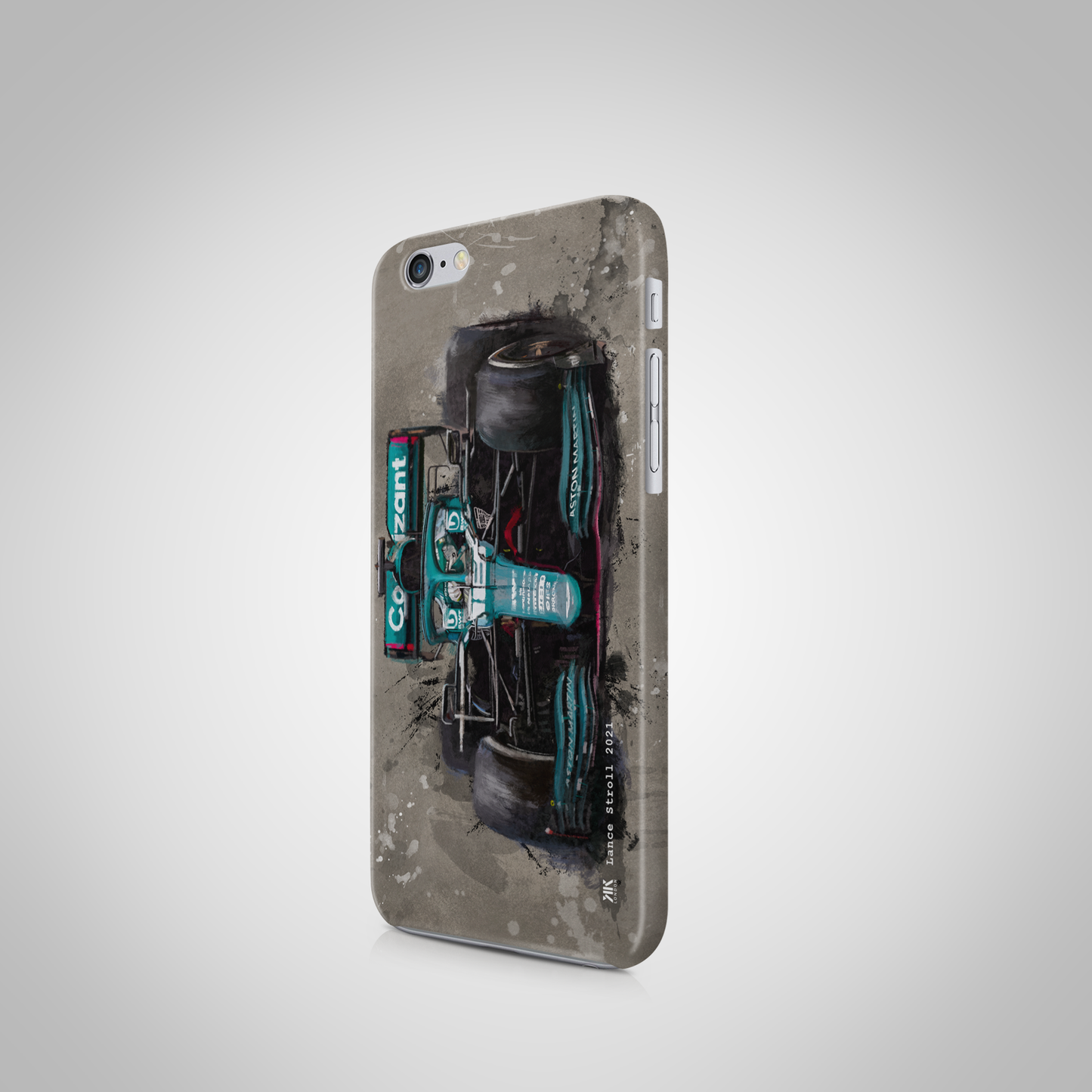 Lance Stroll Aston Martin F1 Car Phone Case