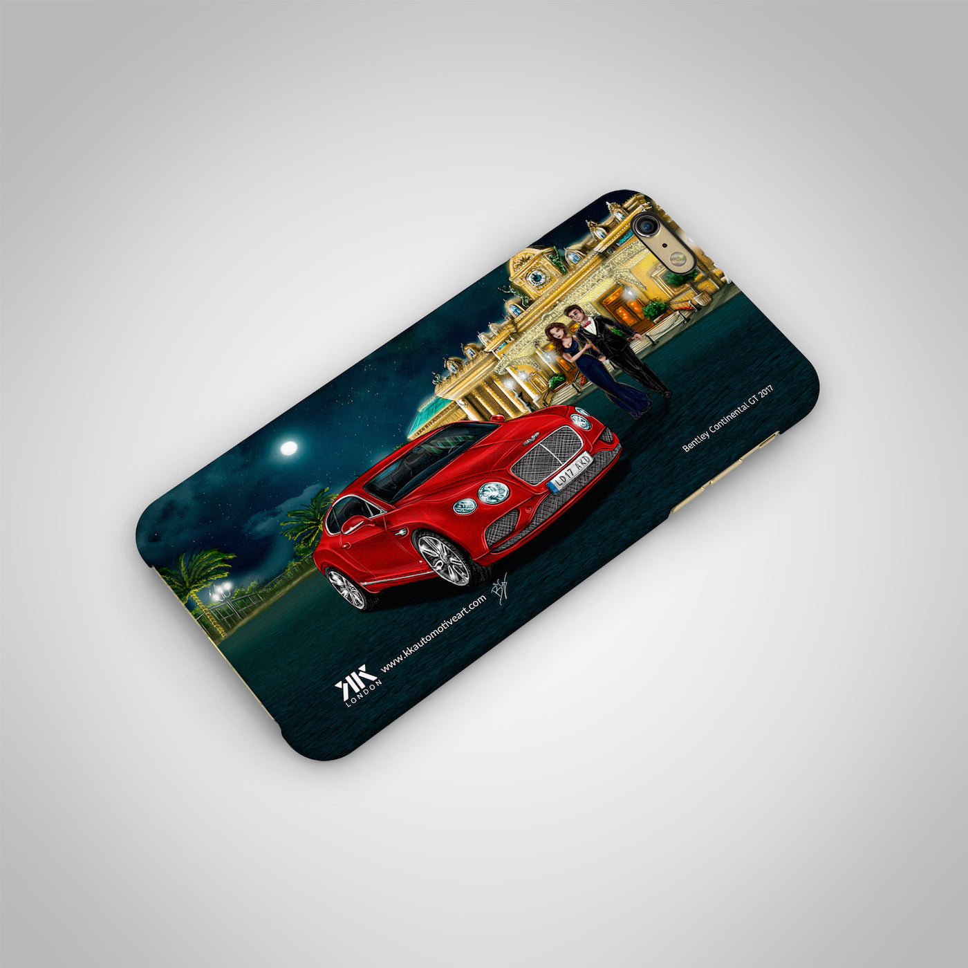 Bentley Continental GT 2017 Red Metallic