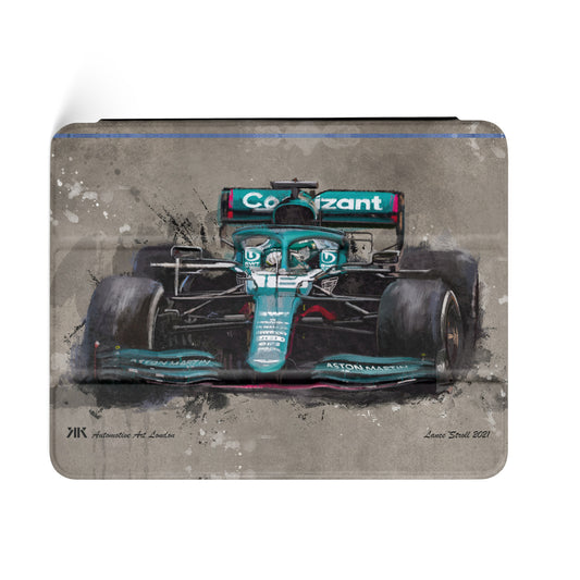 Lance Stroll Aston Martin F1 Car iPad Case - iPad case