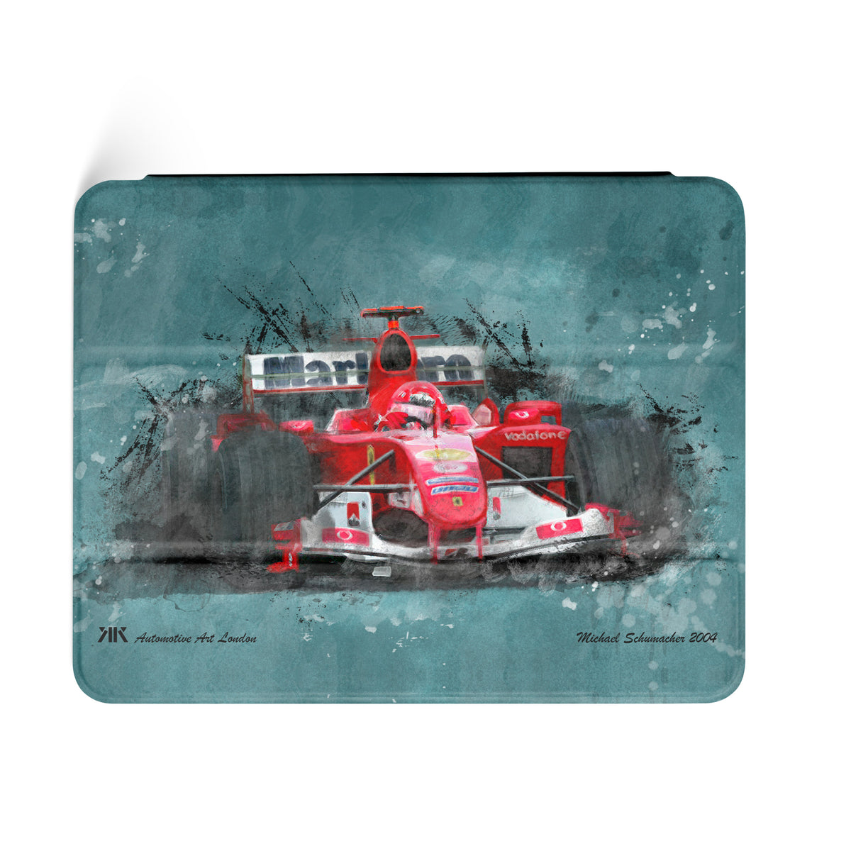 Michael Schumacher Ferrari 2004 F1 Car iPad Case - iPad case