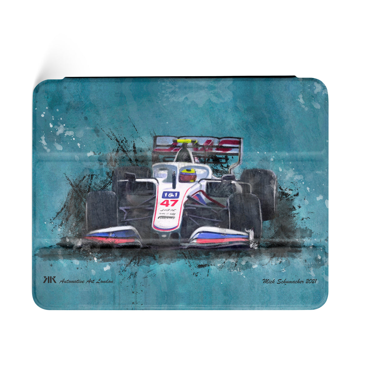 Mick Schumacher Haas F1 Car iPad Case - iPad case