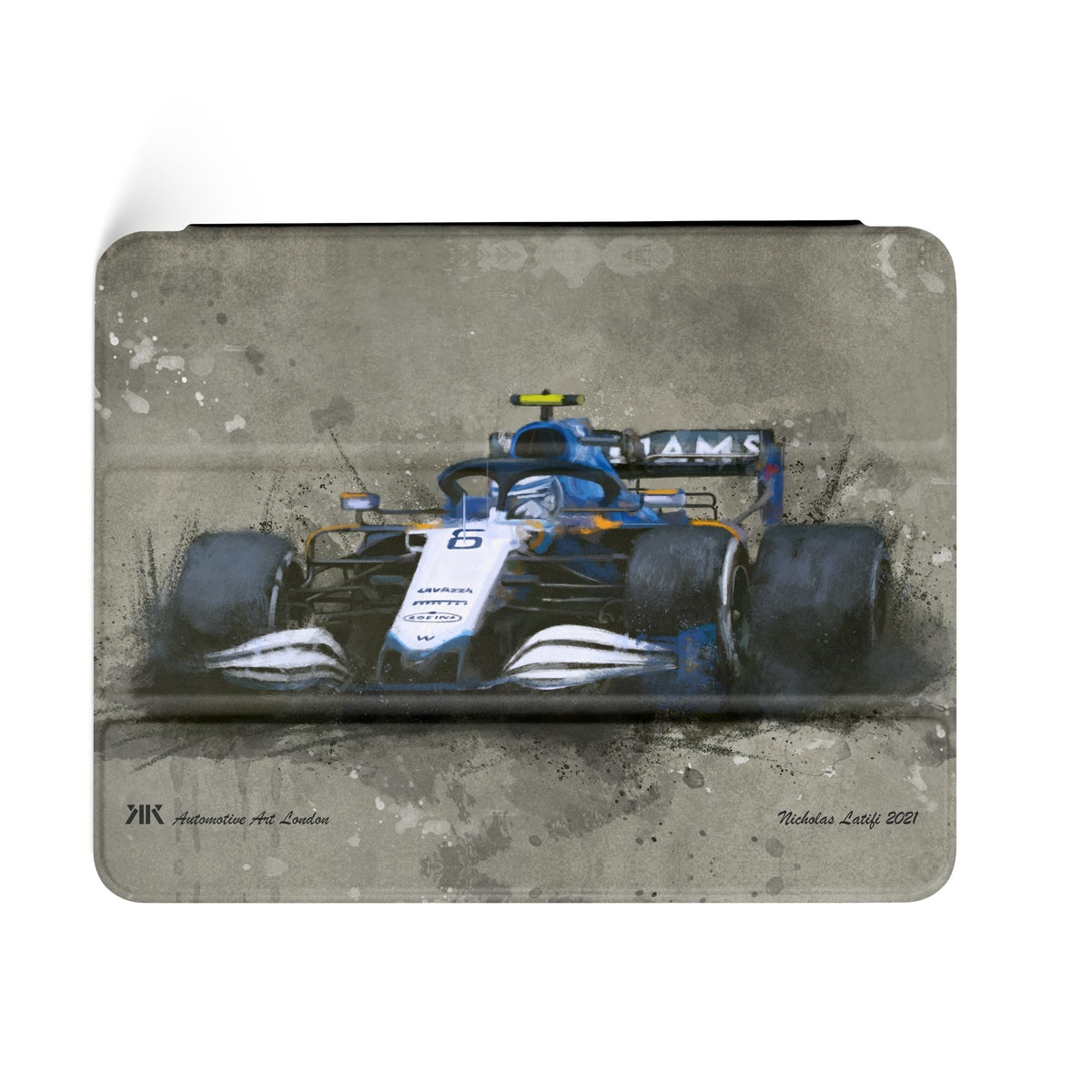 Nicholas Latifi Williams F1 Car iPad Case - iPad case
