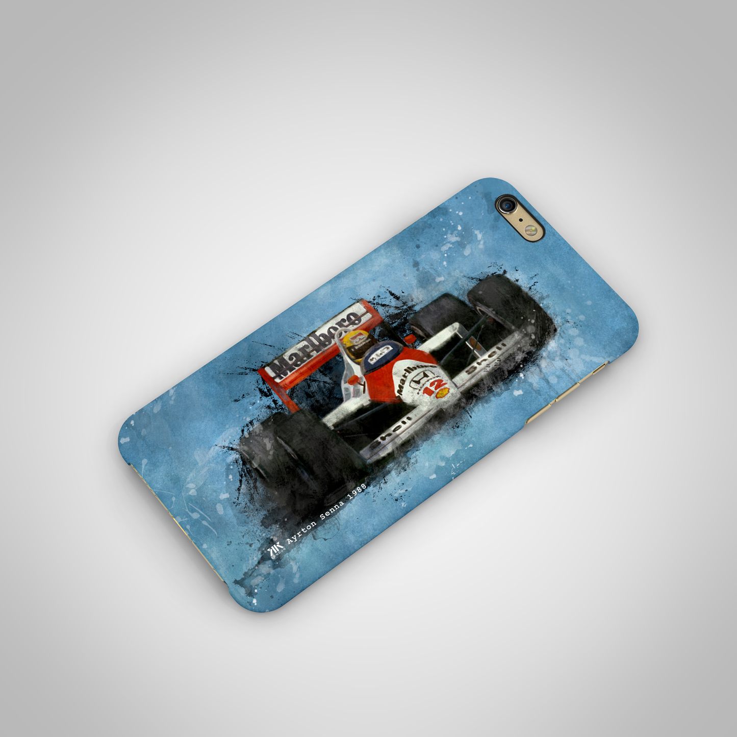 Ayrton Senna - McLaren 1988 F1 Car - Phone Case