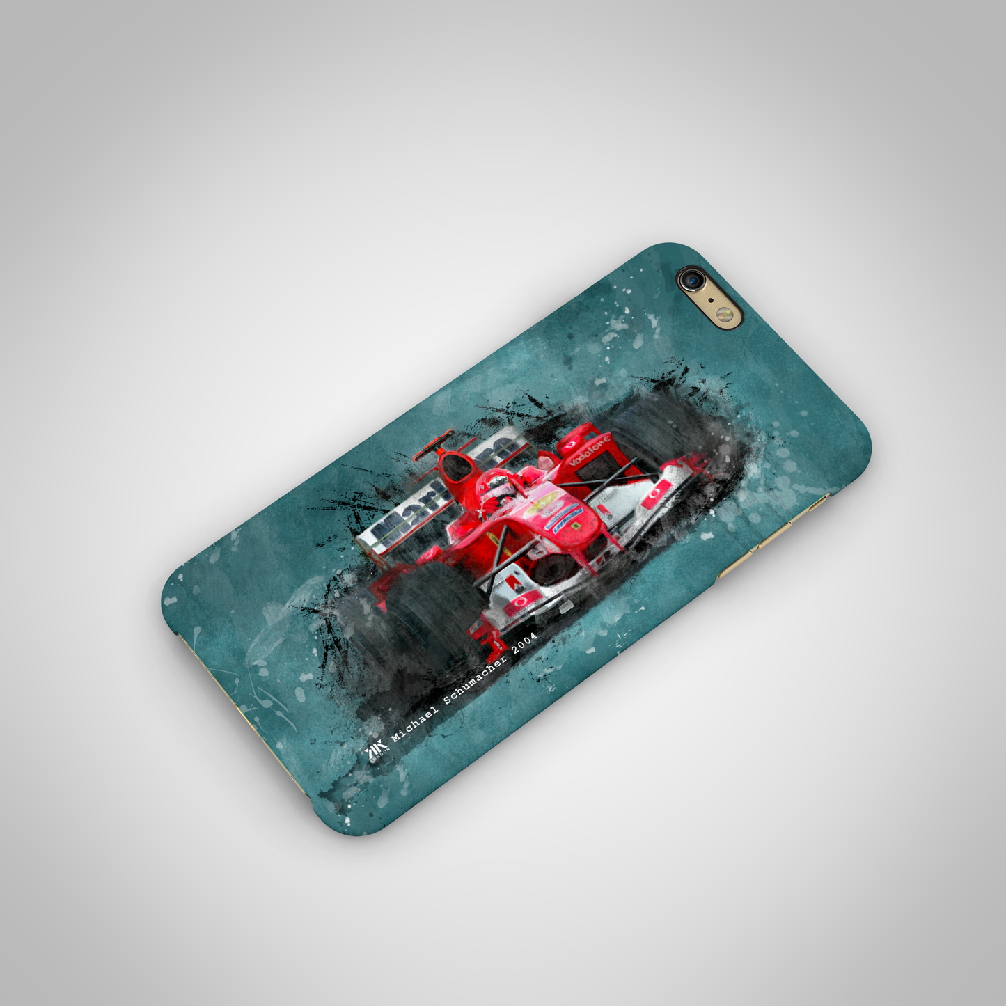 Michael Schumacher - Ferrari 2004 F1 Car - Phone Case