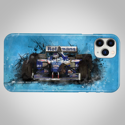 Damon Hill - Williams 1996 F1 Car - Phone Case