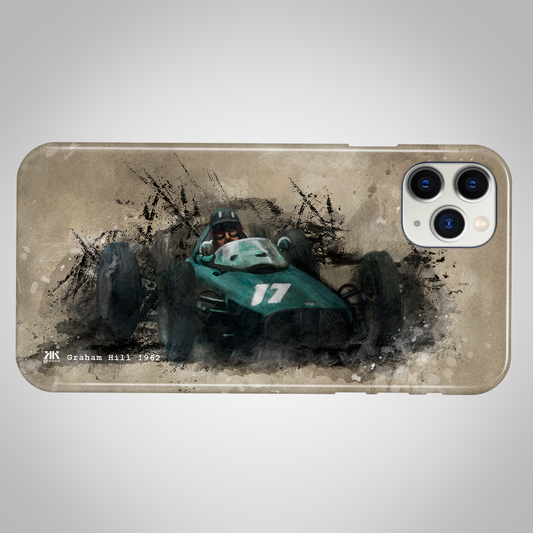 Graham Hill - BRM 1962 F1 Car - Phone Case