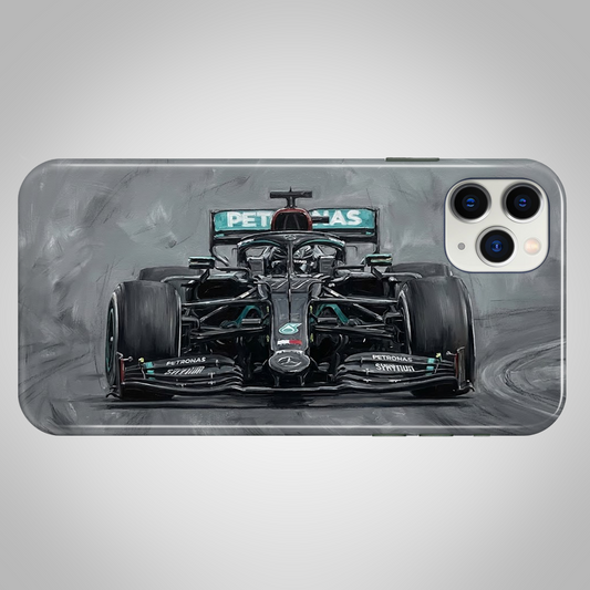 Hamilton Mercedes Black Lives Matter 2020 F1 Car Phone Case