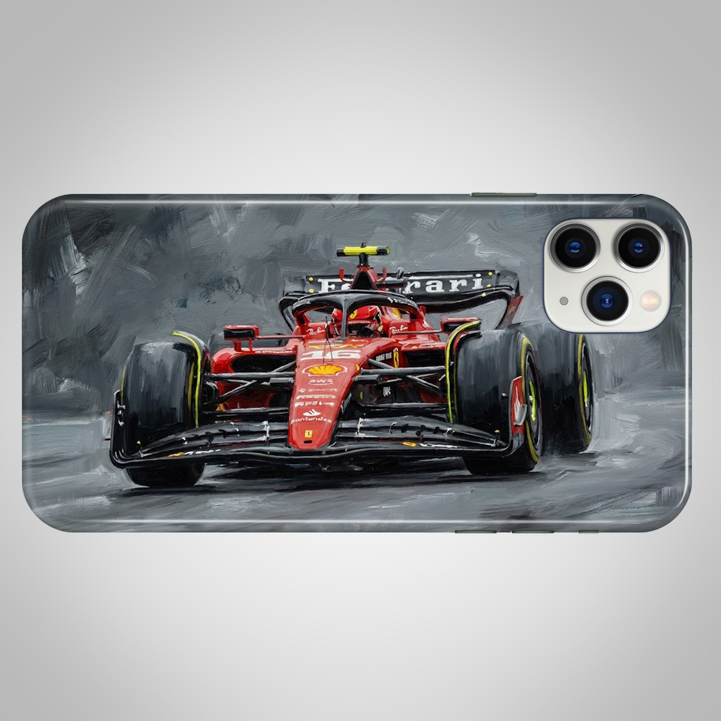 Charles Leclerc Ferrari F1 Car Phone Case