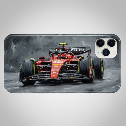 Charles Leclerc Ferrari F1 Car Phone Case