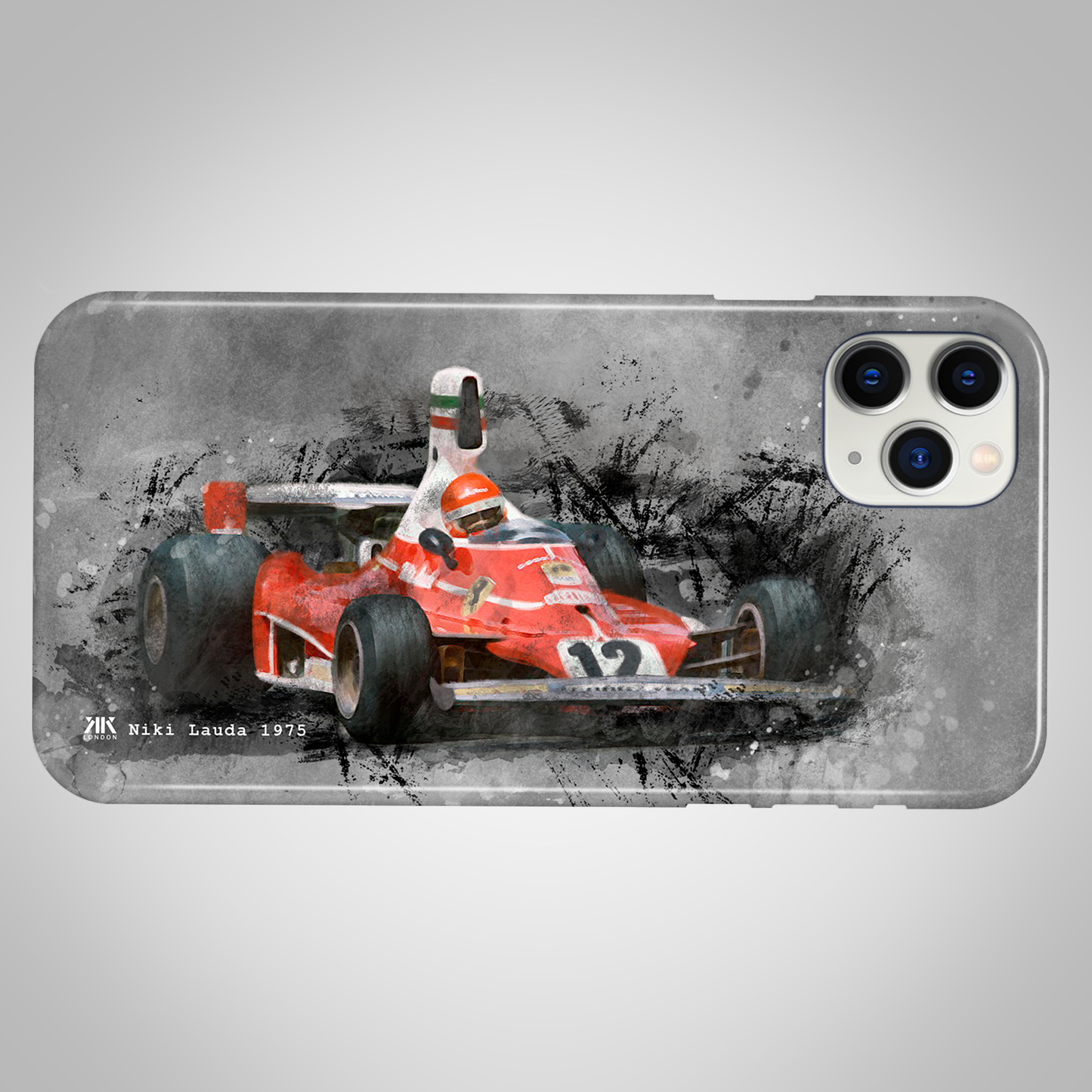 Niki Lauda - Ferrari 1975 F1 Car - Phone Case